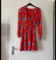 Kleid ,Wickelkleid „Zara“ orange-rot, Viskose, Gr.S Nordrhein-Westfalen - Kevelaer Vorschau