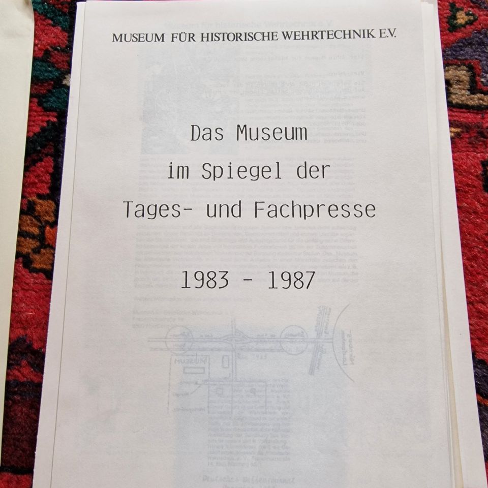 Museum für historische Wehrtechnik, Mitteilungen für Freunde und in Fürth