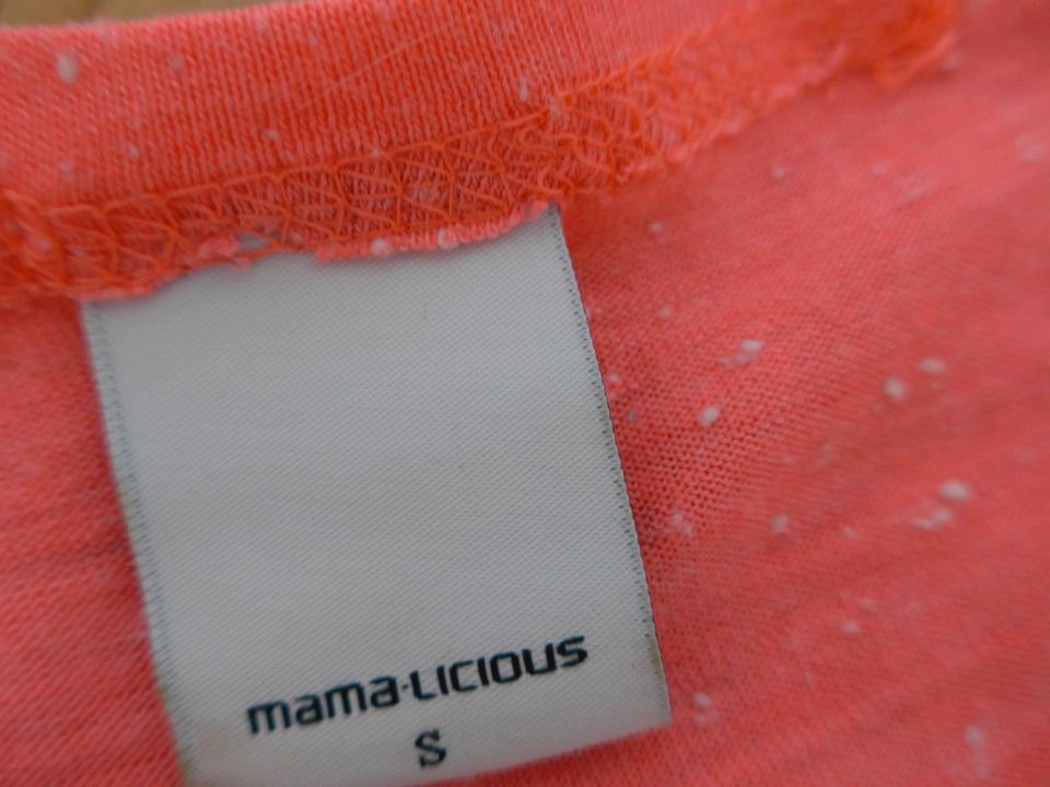 Mama Licious Shirt Umstandsmode Schwangerschaft pink neon, Gr. S in Stuttgart