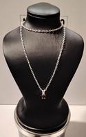 Anker Kette in Silber ● Rot Edelstein ● CHIQ ● Brandenburg - Prenzlau Vorschau
