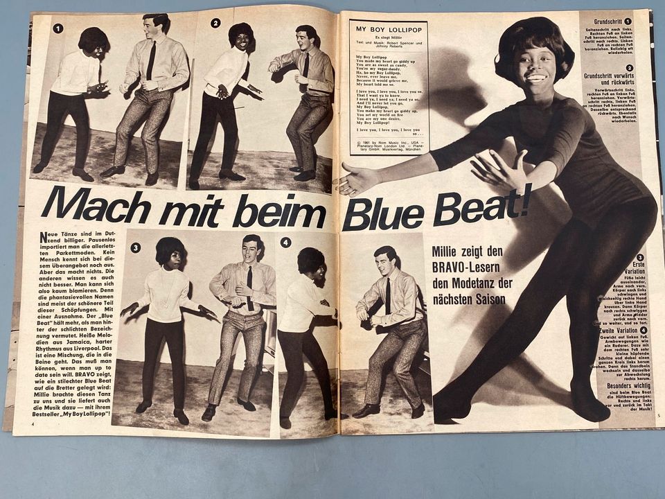 4x BRAVO FERNSEHPROGRAMM JUGENDMAGAZIN 1964 BEATLES LEX BARKER GI in Berlin