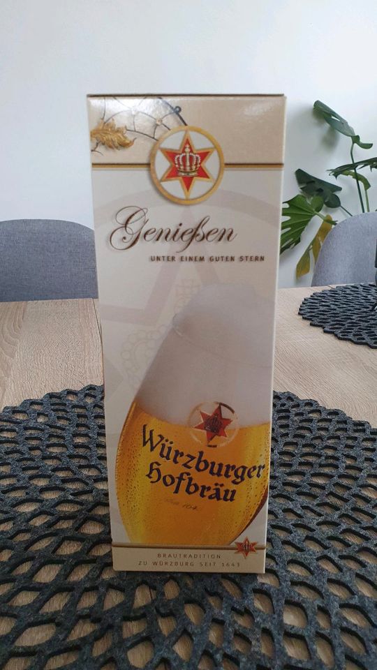 Pilsglas / Bierglas / Sammelpokal Würzburger Hofbräu OVP 10Stk in Wittighausen