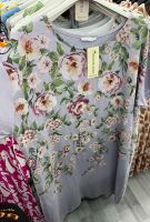 Damen Baumwolle Tunika Kleid Blumen Print m l xl Hessen - Groß-Gerau Vorschau