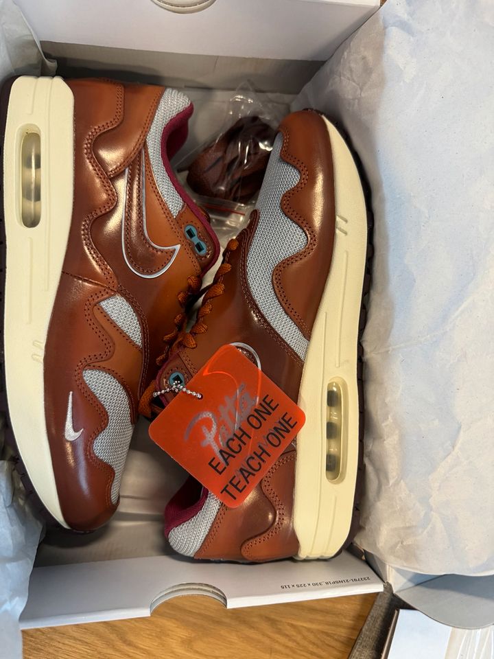 Nike air max 1 patta dark russet in 43 in Duisburg