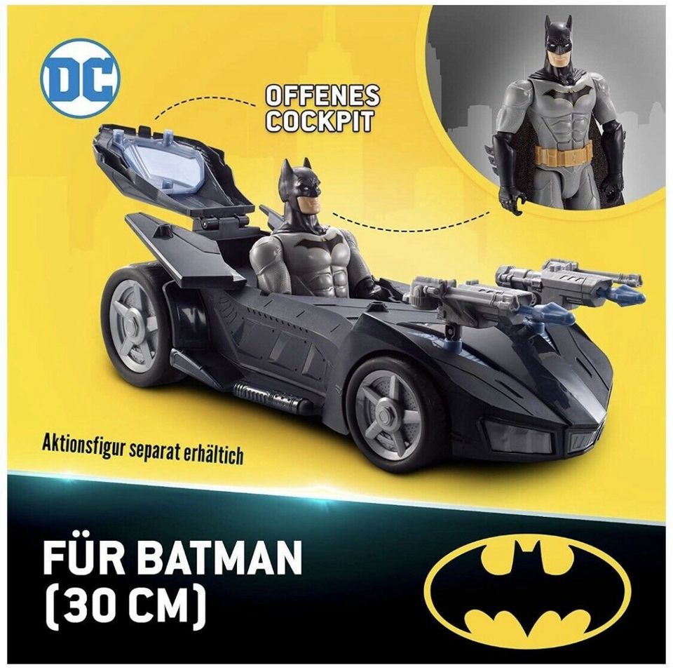 MATTEL Batman Actionfigur 30cm + Batmobil in Nürnberg (Mittelfr)