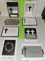 Trauerkarten, Beerdigung mit Umschlag - handmade - unikat  K116 Bayern - Holzheim a.d. Donau Vorschau
