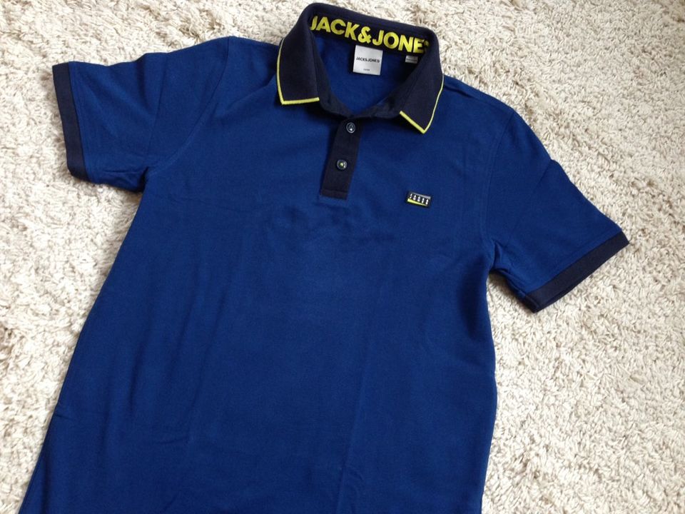 Poloshirt Shirt Jack & Jones blau Gr.M und S neu in Eschwege