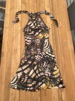 Sommer Abendkleid Abiball Hochzeit Gr.S 36 Seide Neckholder y2k Düsseldorf - Stadtmitte Vorschau