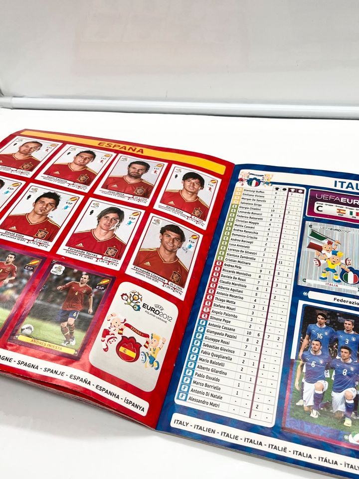 Panini Fussball Sticker-Sammelheft EURO 2012 Polen und Ukraine in Filderstadt