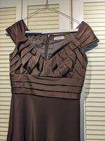 Calvin Klein - Braunes Langes Abendkleid Größe 34 Cocktailkleid Bayern - Mering Vorschau