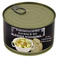 Kartoffelsuppe m.Wiener Würst. Vollkonserve, 400 g, Notnahrung Sachsen-Anhalt - Lutherstadt Wittenberg Vorschau