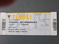 Alemannia Aachen-Mönchegladbach  Eintrittskarte Saison 2014/2015 Nordrhein-Westfalen - Stolberg (Rhld) Vorschau