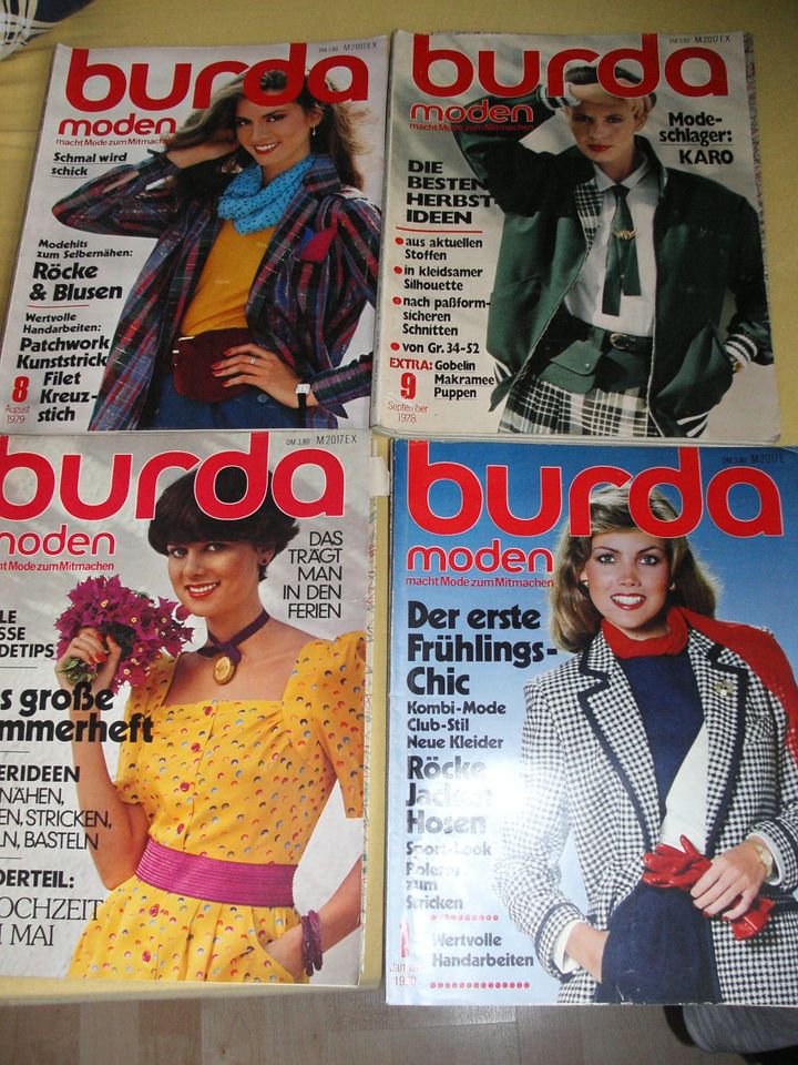 Schnittmuster-Hefte von Burda Damen / komplett mit Schnittmuster in Paderborn