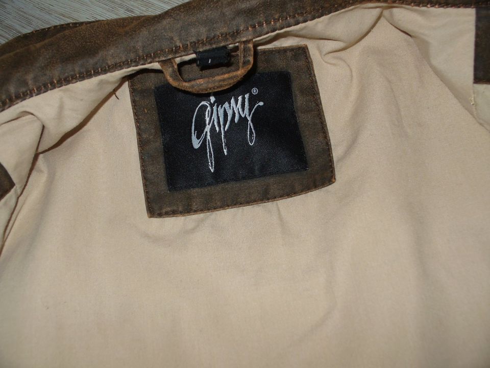 Jacke Größe L (ca. Gr. 52/54) von Gipsy in Braun mit vielen tolle in Bernau