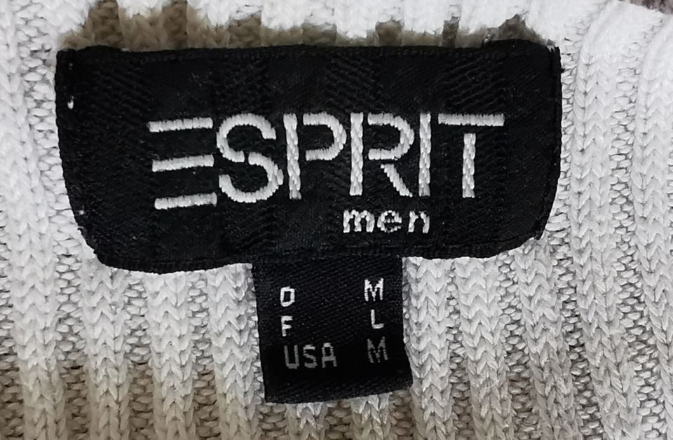 schicker weißer Pullover von Esprit, Gr. M, Maße im Text in Zühlen (b Neuruppin)