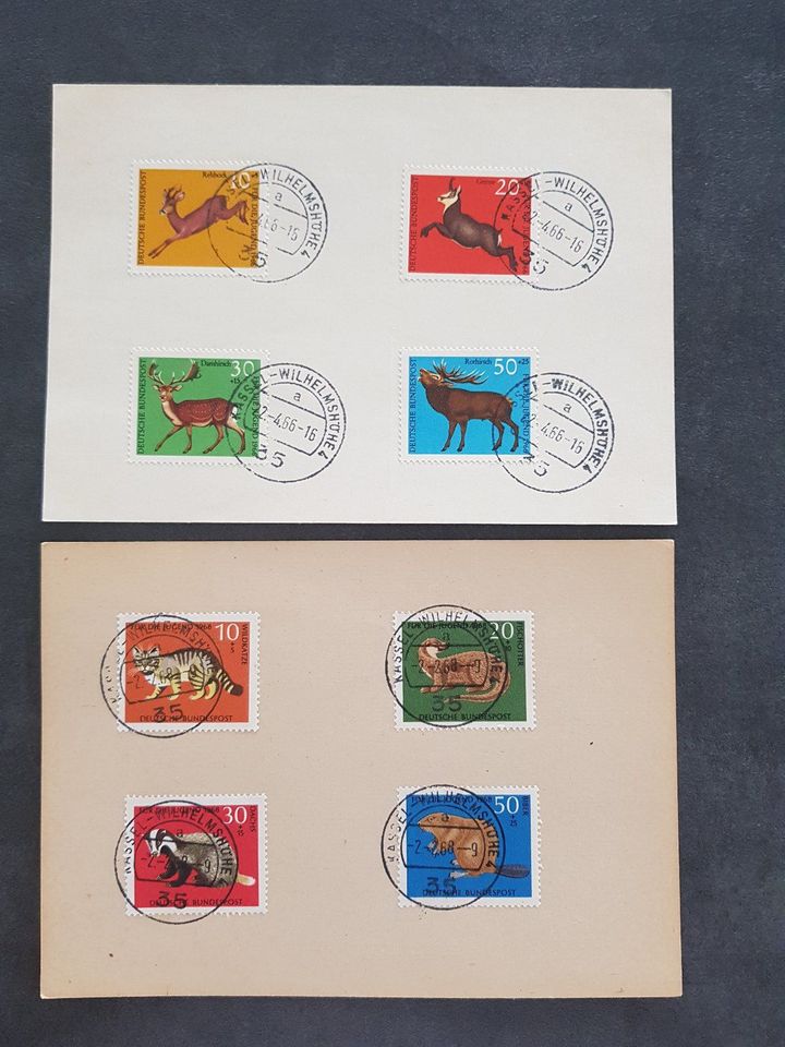 Briefmarken Sets "Ersttagstempel" in Vellmar