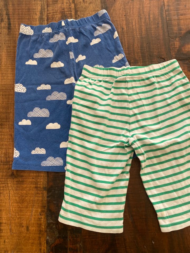 Shorts,2xHose,leggings mini Boden,134/140 streifen,Wolken in Hamburg