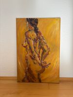 Acryl Bild auf Leinwand junge Frau Rückenansicht 40 x 60 Wandsbek - Hamburg Bramfeld Vorschau