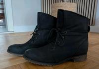 Cox Damen Stiefeletten schwarz Gr. 39 neuwertig Leder gefüttert Kiel - Wellsee-Kronsburg-Rönne Vorschau