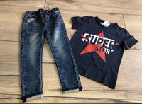 Next mega cooles Set SUPERSTAR Jeans & T-Shirt 110-116 Thüringen - Aschenhausen Vorschau