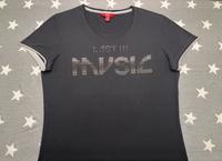 Shirt T-Shirt Gr. L von edc Esprit schwarz Glitzer Festival Niedersachsen - Barnstorf Vorschau