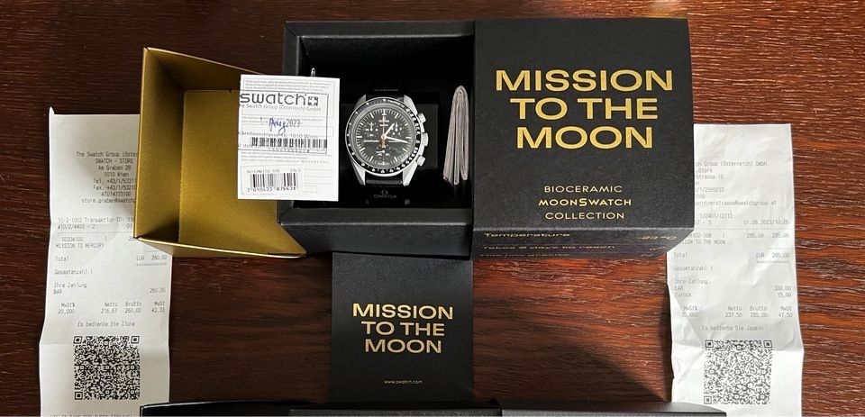 SWATCH X OMEGA MISSION TO MOONSHINE™ GOLD SWISS LATERN SCHWEIZ in Velbert