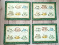 4 Tischsets Platzset Tischmatte Platzmatte Unterlage Holz Samt Nordrhein-Westfalen - Ratingen Vorschau