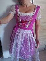 3teilig Dirndl 40 38 mit Schürze und Bluse rosa pink Spitze weiß Bayern - Straubing Vorschau