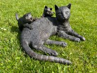 Bronzefigur Katze und Kitten lebensgroß Nordrhein-Westfalen - Iserlohn Vorschau
