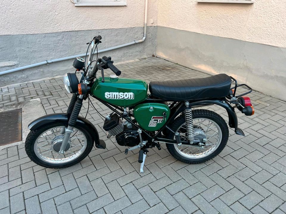 Simson S51 Enduro Vape 5 Gang 60 KMH viele Neuteile in Radebeul