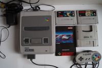 Super Nintendo Konsole SNES 2 Spiele Mario Allstars, Flashback Dresden - Pieschen Vorschau