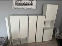 Wohnzimmer Möbel Schrank wohnwand weiß Hochglanz Sideboard Thüringen - Sömmerda Vorschau