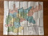 Antike Landkarte Deutschland von 1914 Baden-Württemberg - Waldbronn Vorschau