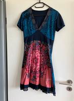 Kleid Desigual Gr. L entspricht M blau mit Blüte pink Nordrhein-Westfalen - Neuss Vorschau
