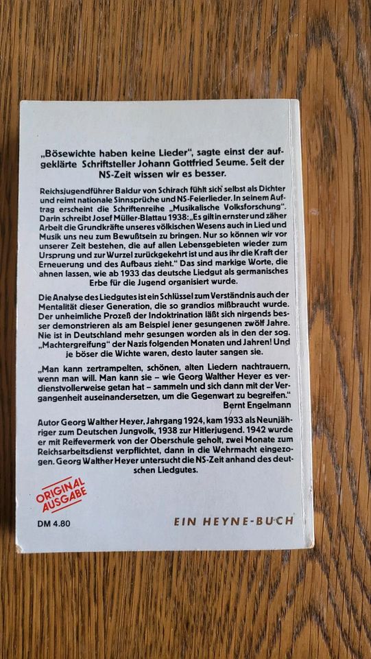 Liederbuch Geschichte in Elsdorf