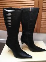 Damen Leder Stiefel Gr 37 High Heels festlich wie neu Niedersachsen - Buxtehude Vorschau