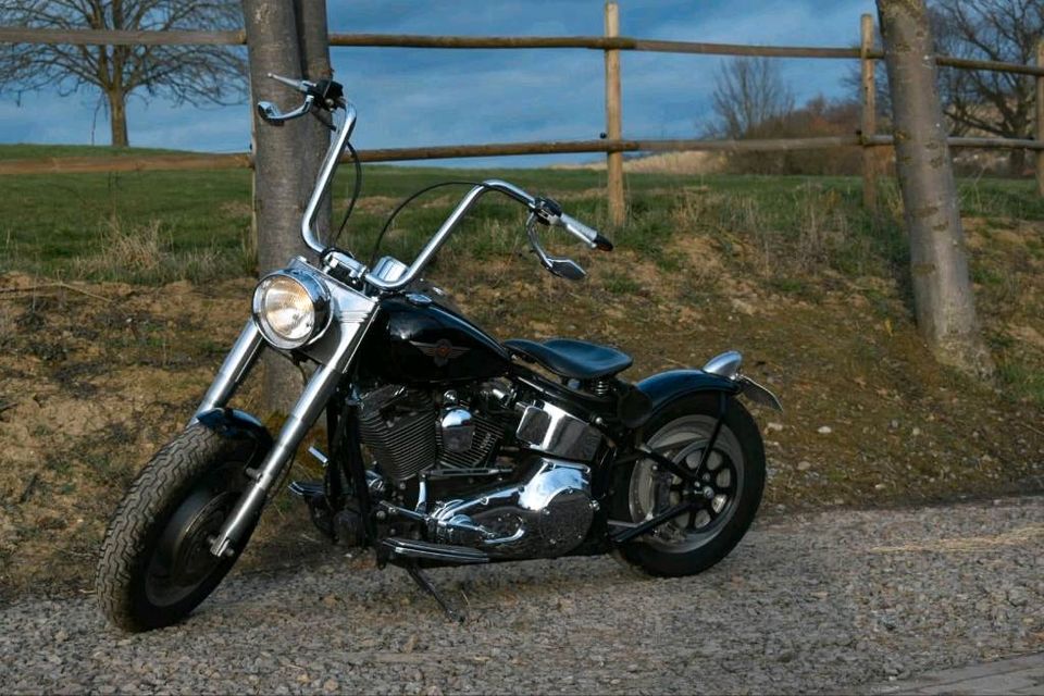 Harley Davidson Fat Boy Vergaser Modell in Porta Westfalica