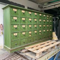 Apothekerschrank antik Schubladenschrank Schrank Schubfächer grün Nürnberg (Mittelfr) - Mitte Vorschau