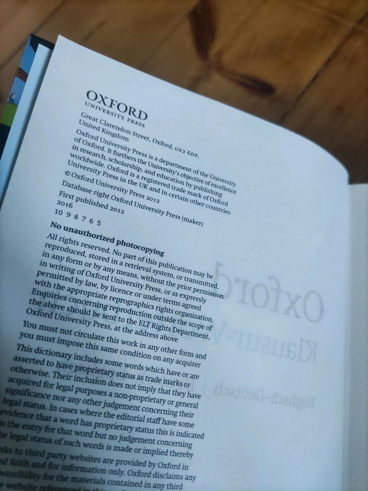 Oxford Englisch Wörterbuch in Berlin