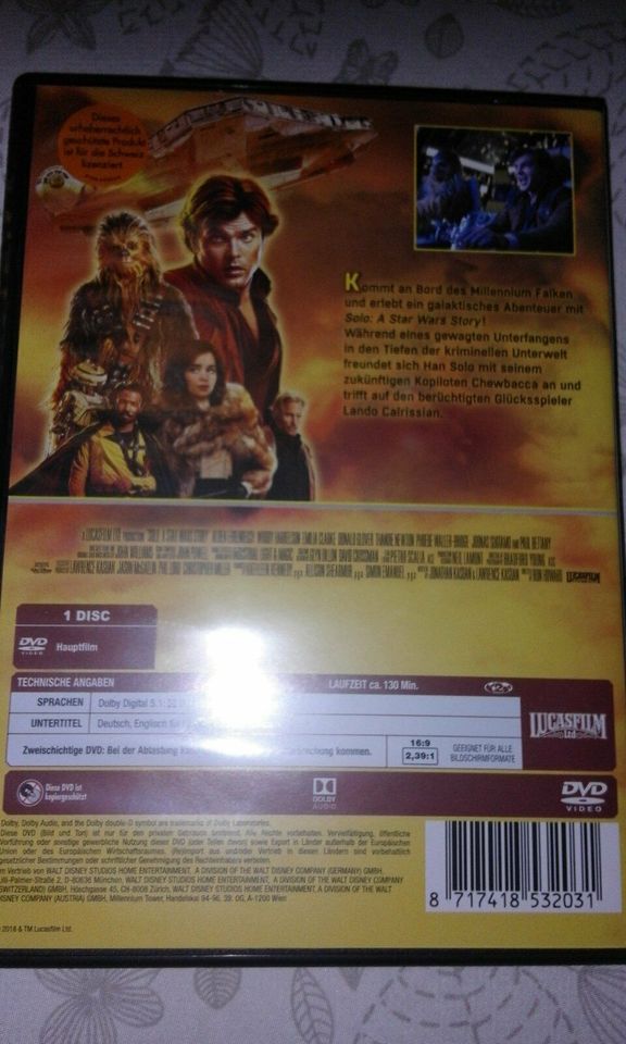 SOLO STAR WARS Story DVD in Lienen