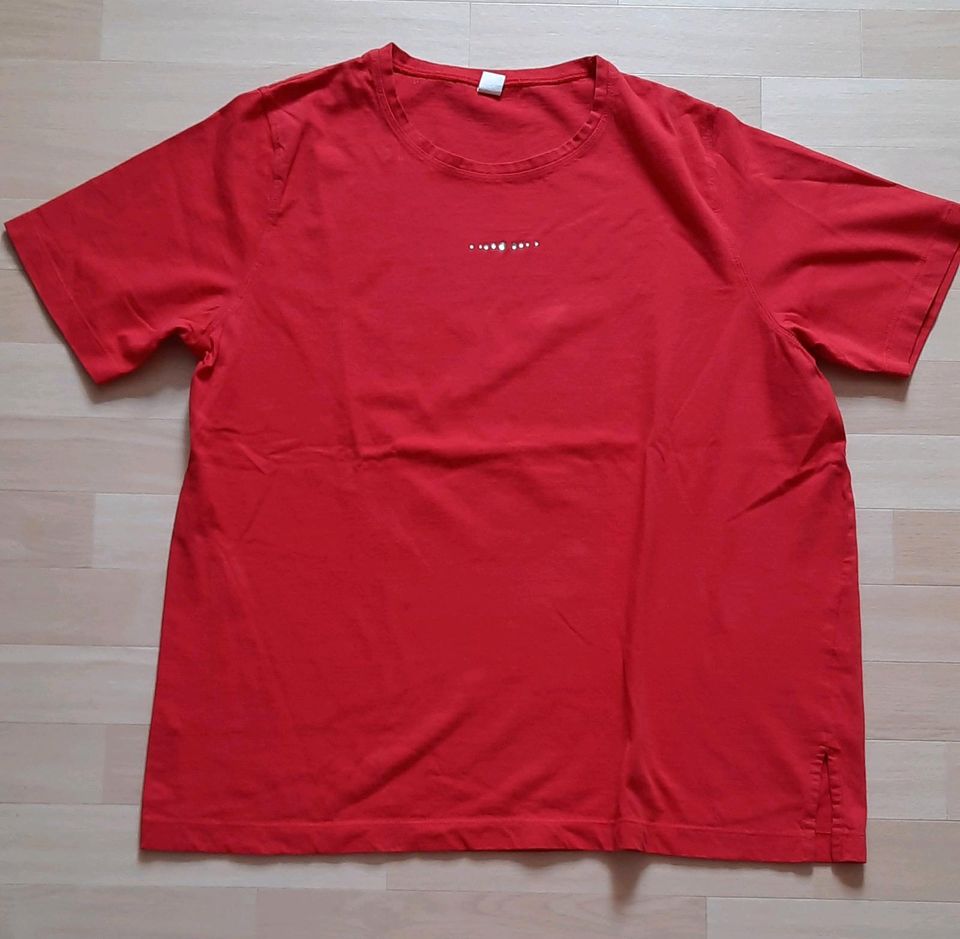 T-Shirt Baumwolle rot Gr. 44 / 46 in Saarbrücken