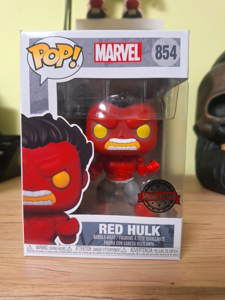 Funko Pop 854 "Red Hulk" in Dortmund