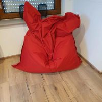 Sitzsack 160 x 200 cm, rot Hessen - Homberg (Efze) Vorschau