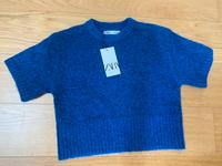 Zara Pullover kurz bauchfrei Neu Gr. S blau Strick Thüringen - Jena Vorschau