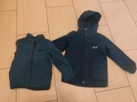 Jack wolfskin 116 blau Funktionsjacke Regenjacke 3-1 Jacke Rheinland-Pfalz - Wonsheim Vorschau