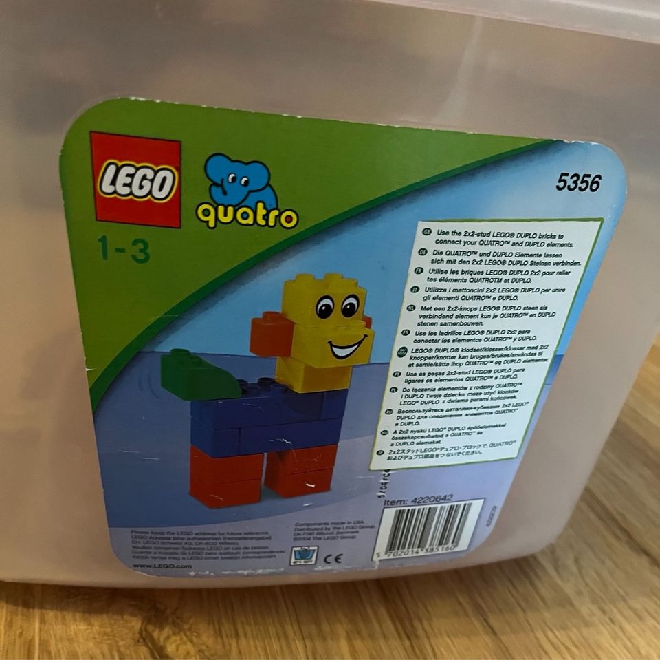 Lego Duplo Quatro Bauklötze mit Kiste in Wiesbaden