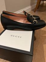 Gucci Damen Schuhe loafer schwarz Leder ovp neuw. Rechnung 38 Altona - Hamburg Othmarschen Vorschau