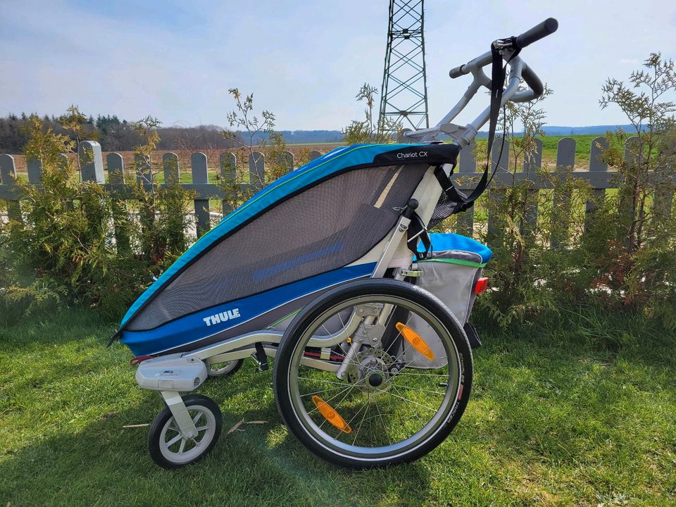 Thule Chariot CX1 Fahrradanhänger mit viel Zubehör in Herbrechtingen