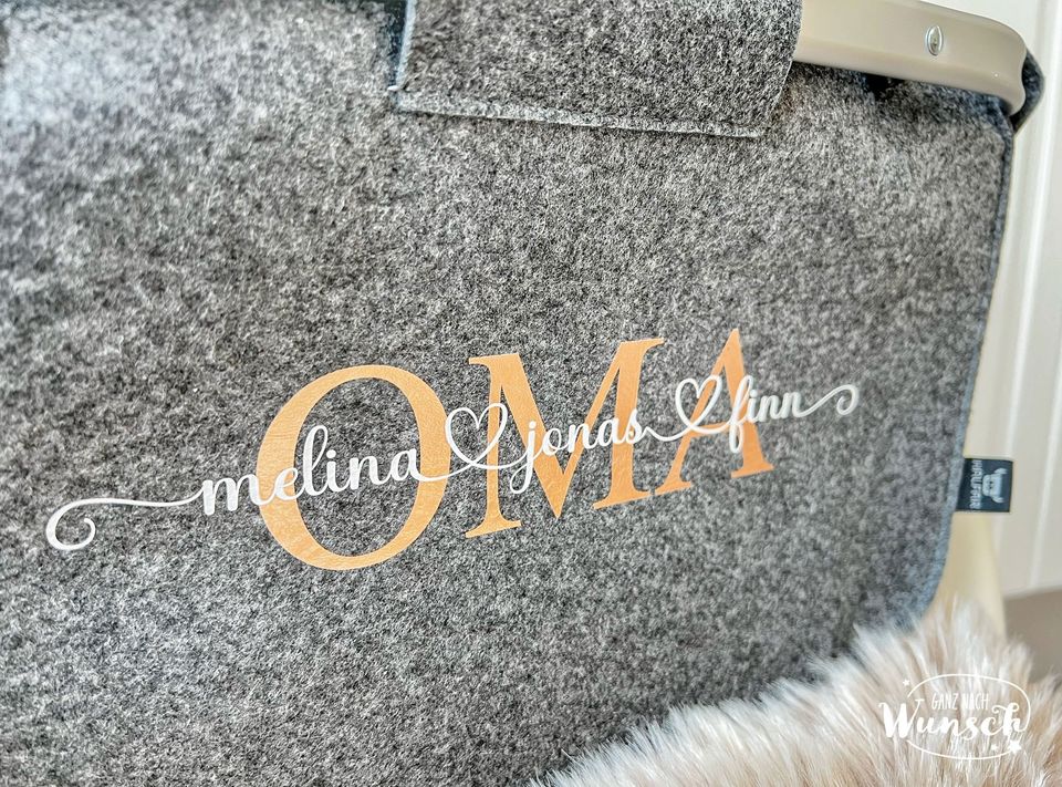 Einkaufskorb Oma | Geschenk Mama | Oma | Tante | Papa | personalisiert in Elsfleth