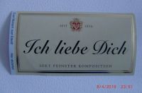 Aufkleber für Sektflasche Etikett  selbstklebend "Ich Liebe Dich Bayern - Klosterlechfeld Vorschau